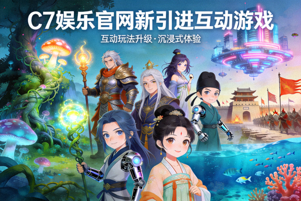 C7娱乐官网新引进的互动游戏预览图，展示多种游戏角色与场景